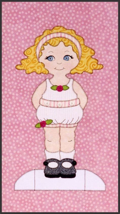 Paper Doll Little Girl Download Pattern Amy Bradley Designs