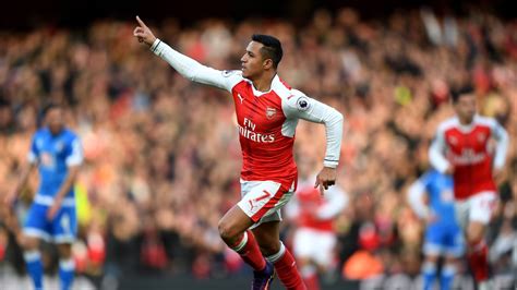 Arsenal 3 1 Bournemouth Alexis Sanchez Double Gives Gunners Hard