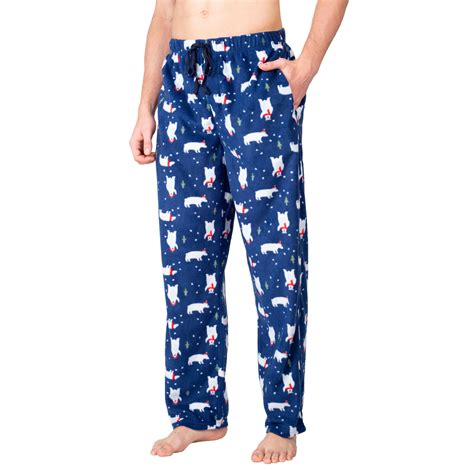 SLEEPHERO Mens Pajama Pants Fleece Pajama Pants For Men Comfortable