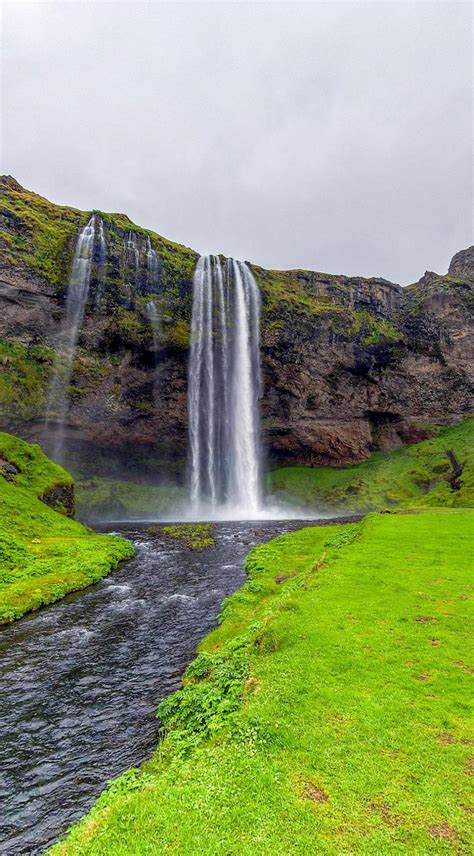 Seljalandsfoss Waterfall Iceland Oc 1074x1939 Tumblr Pics