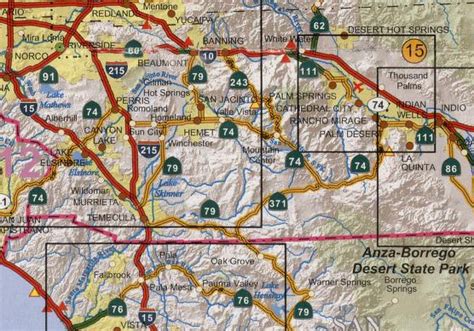 Highway 79 California Map Topographic Map Of Usa With States