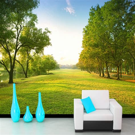 Buy 3d Wallpaper Green Forest Path Nature Scenery