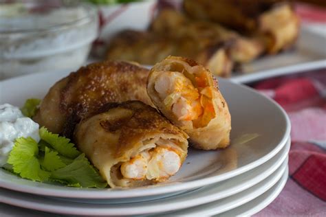 air fryer buffalo shrimp egg rolls what the forks for dinner