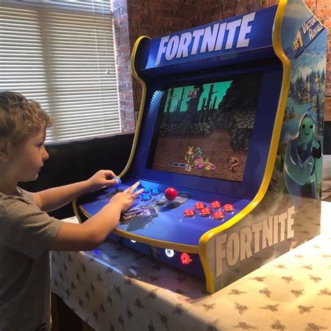 Fortnite Bartop Arcade Machine Running Retropie Playing A Sega Retro