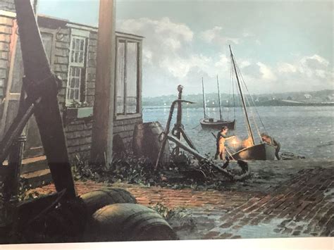 John Stobart Limited Edition Print Titled Vineyard Haven The Topsil