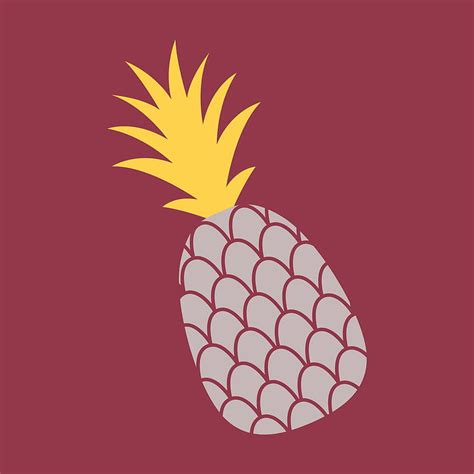 pineapple exotic tropical fruit sketch pop art vector eps ai uidownload