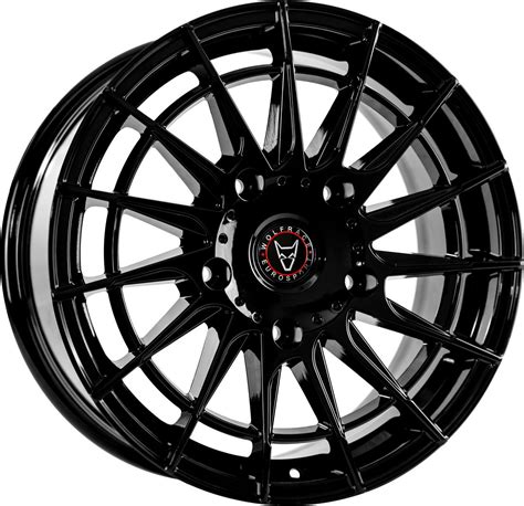 Wolfrace Eurosport Aero Super T Gloss Black Alloy Wheel Wolfrace Wheels