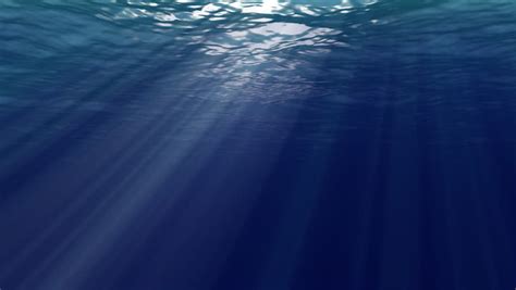 Underwater Scene With Light Rays Hd 1080 Stock Footage Video 3426965