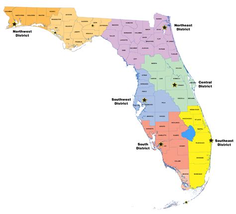 Districts Florida Department Of Environmental Protection