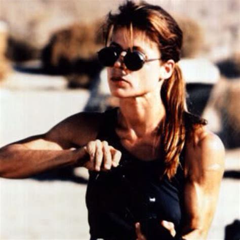 Linda Hamilton Fit Ripped For The Terminator 2 Movie Terminator Linda