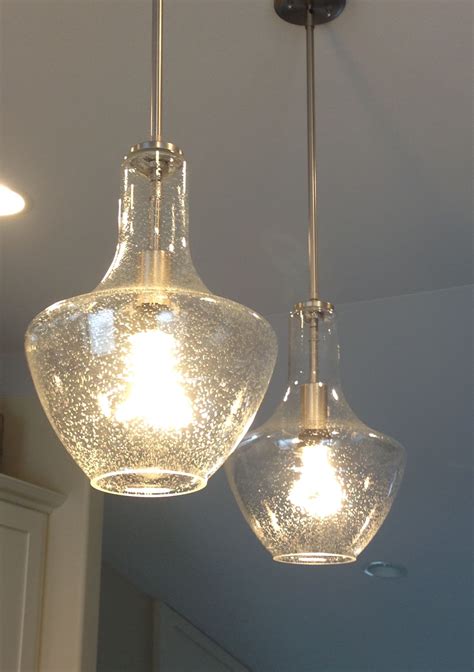 Kichler Seeded Glass Pendant Lights Orb Option For Stems Kitchen Lighting Seeded Glass