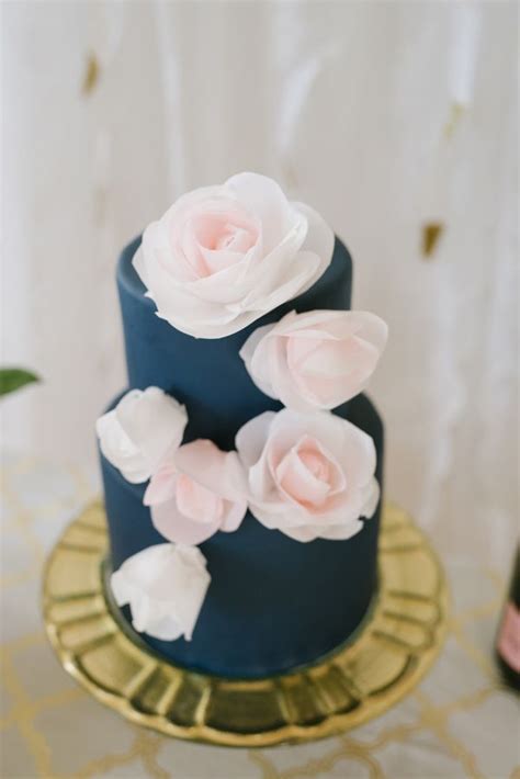 Wedding Cake Idea Photo Greenautumn Photography And Film Elegant Navy