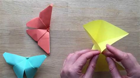 Youtube Simple Origami Origami Butterfly Easy Instructions Cute Create