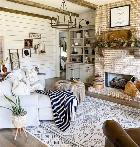 49 Upscale Farmhouse Living Room Most Save Pinterest Knowled Geableh