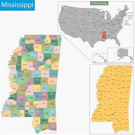 Mississippi Map Guide Of The World