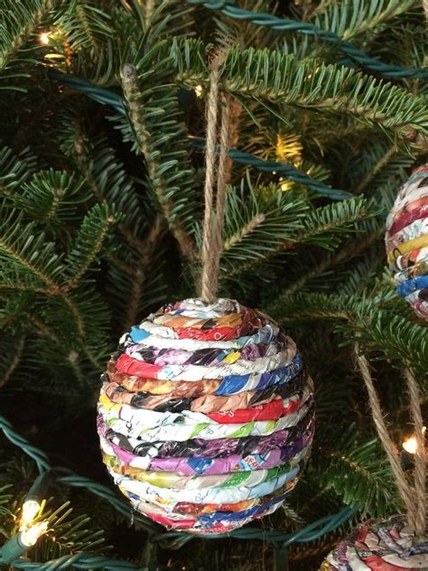 Recycle Ornament Ornaments Christmas Bulbs Recycling