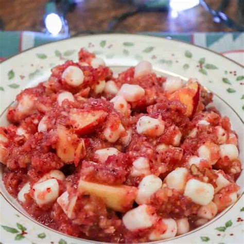 Christmas Holiday Cranberry Salad Recipe Back To My Southern Roots