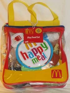 Vintage fisher price mcdonald's fun with food play food styled french fries and holder 1980's fisher price play food. New McDonald's 37 Piece "HAPPY MEAL" Food Play Set w ...