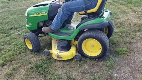 John Deere L120 Automatic Lawn Tractor Youtube