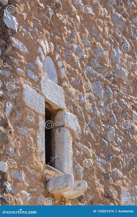 Architecture Detail Old Stone Wall With Window Stock Photo Image Of