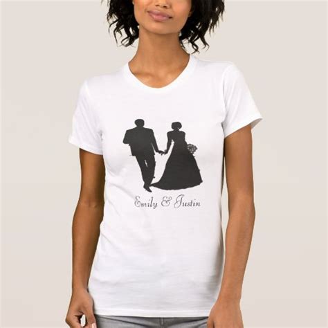 Personalized Groom And Bride Designs T Shirt Zazzle