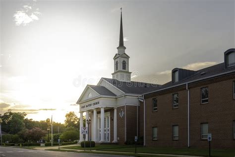 Prattville First Baptist Church Editorial Stock Photo Image Of