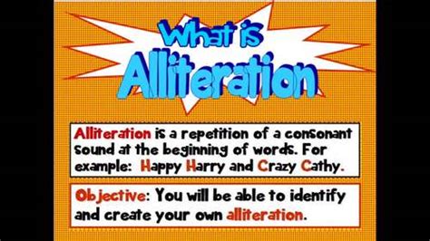 What Is Alliteration Ppt Common Core Grades By Fun Learning For All