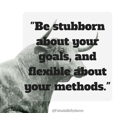 Be Stubborn About Your Goals And Flexible About Your Methods