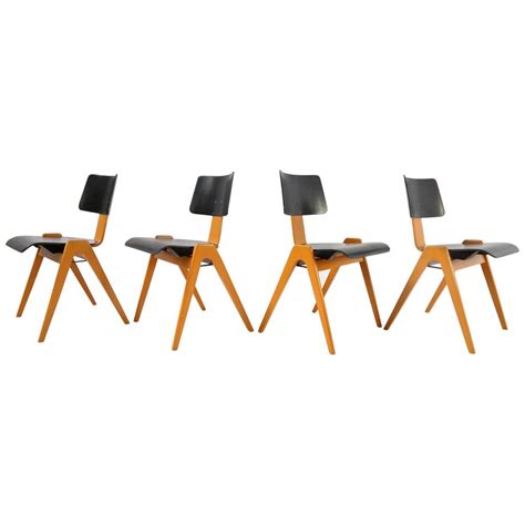 Hillestak coffee table by robin day for hille of london. Robin Day Set of 4 Hille 'Hillestak' Stacking Midcentury ...