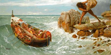 Polyphemus Whose Prayer For Revenge Was The Origin Of The Odyssey