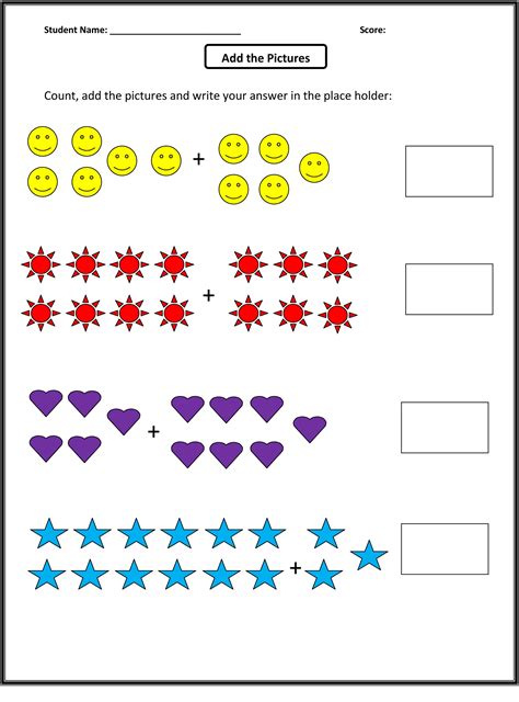 Fun Math Worksheets For Kindergarten