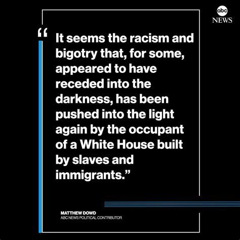 Pres Trump: OPINON: How Pres. Trump has pushed the darkness of bigotry in Ameri