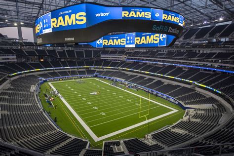 Sofi Stadium Will Open Without Fans At Rams Chargers Games San Diego