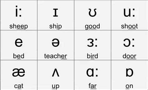 Vowel Sounds Symbols And Examples Imagesee