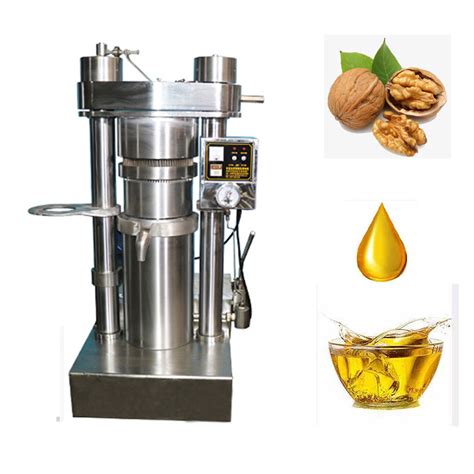 Stainless Steel Hydraulic Oil Presser High Oil Yield For Cold Press Seeds