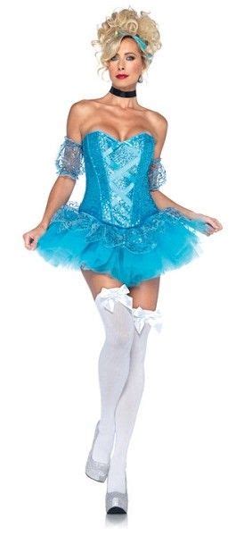 Sassy Cinderella Corset Costume Halloween Fancy Dress Cinderella