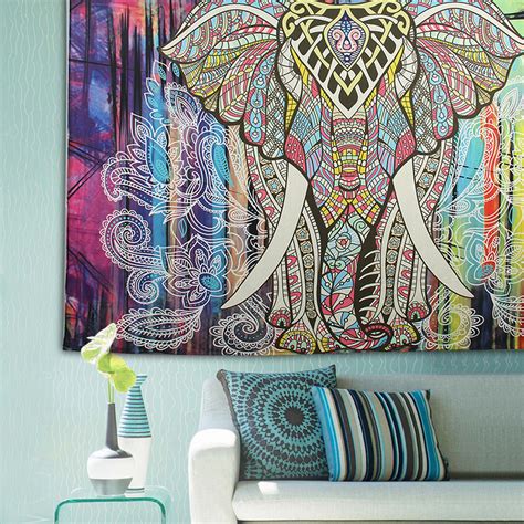 “mandala Elephant” Tapestry Elephantfanworld