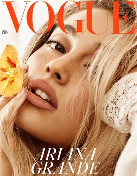 Ariana Grande Vogue Uk 2018 Cover Hairstyle