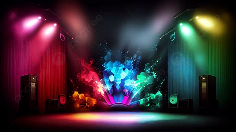 Stage Beautiful Light Effect Background Stage Light Effect Stage Lighting Background Image