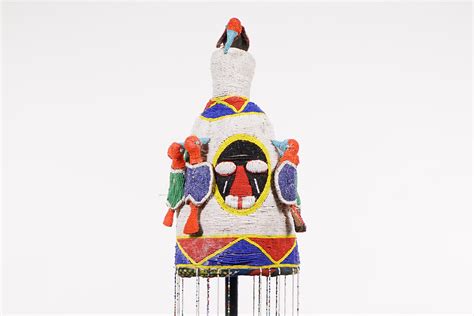 Colorful Hand Beaded Yoruba Crown Discover African Art Discover