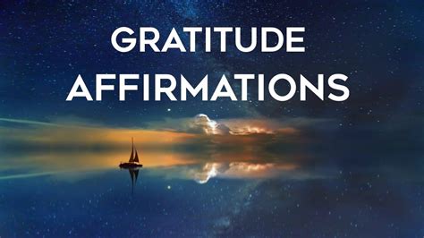 morning gratitude affirmations listen for 21 days youtube