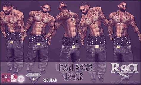 Second Life Marketplace R2a Lean Pose Pack