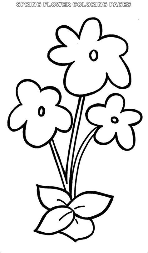 These worksheets are a fun a activity to keep kids entertained on a rainy spring day. Spring Flower Coloring Pages Ideas For Kids - StPeteFest.org