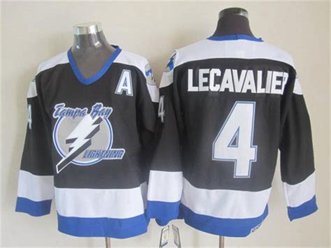 Tampa Bay Lightning #4 Vincent Lecavalier CCM Vintage Black Jersey|LIGHTNING4VB|Tampa Bay Lightning