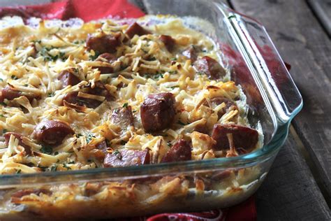 Cheesy Sausage Hash Brown Casserole 5 Dinners In 1 Hour