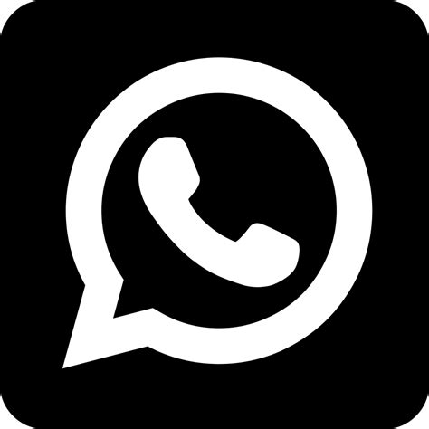 Whatsapp Logo Hitam Putih Imagesee