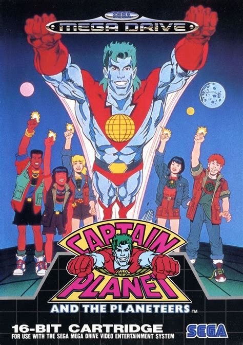Captain Planet And The Planeteers Smd 1993 Avec Images