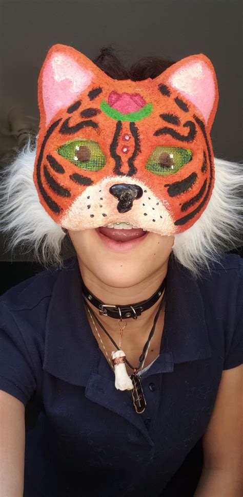 Tiger Therian Mask Etsy