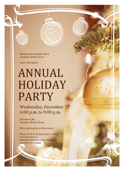 High quality online party flyers psd templates check out our vast collection of unique and popular psd flyers templates. Wednesday, December 17, 2014 6:00 p.m. to 9:00 p.m. RIASLA ...