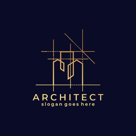 Logotipo De Arquitecto Diseño Vectorial Moderno Y Premium Vector Premium